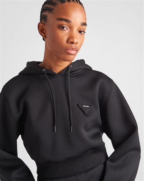 prada fleece men's|prada black hoodie.